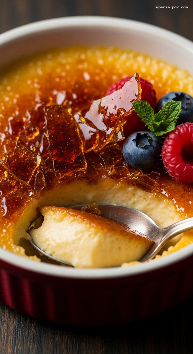 Crème Brûlée – Closeup