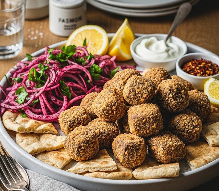 Crispy Arnavut Ciğeri Lamb Liver Bites With Sumac Onions