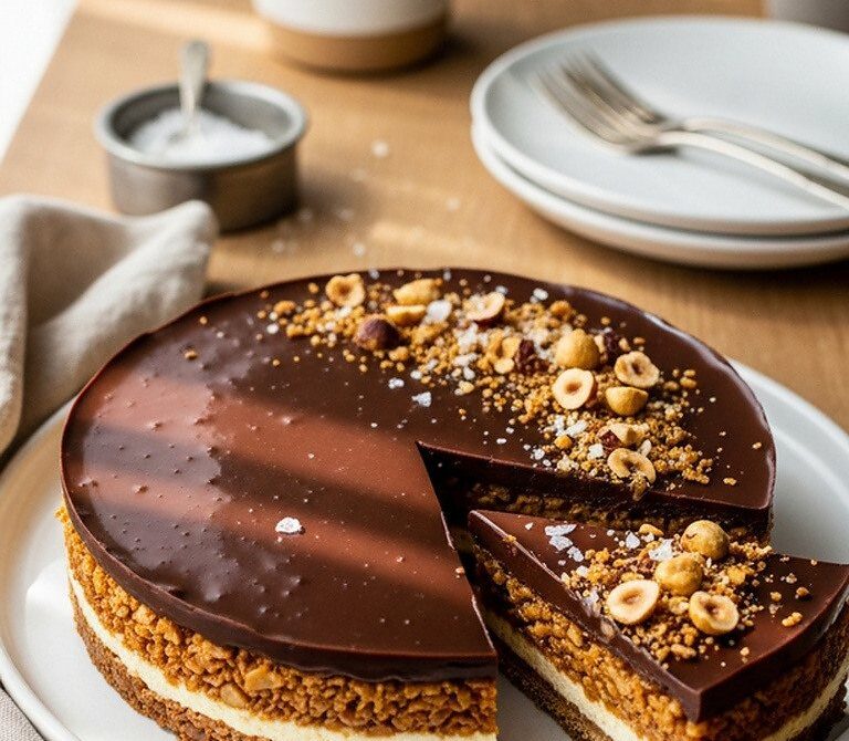Croustillant Praliné: Crispy Chocolate Praline Entremets Base