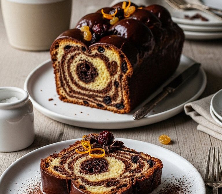 Diplomate au Chocolat Chilled Chocolate Bread Pudding