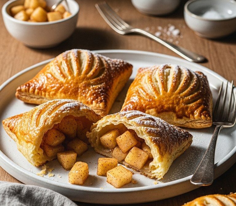 Flaky French Apple Turnovers (Chaussons Aux Pommes)