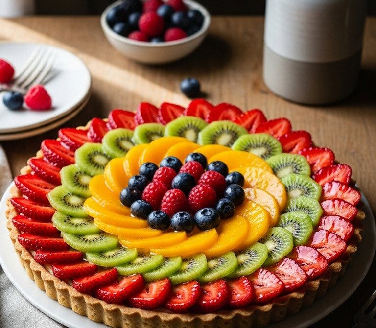 Fresh Fruit Tart with Pastry Cream