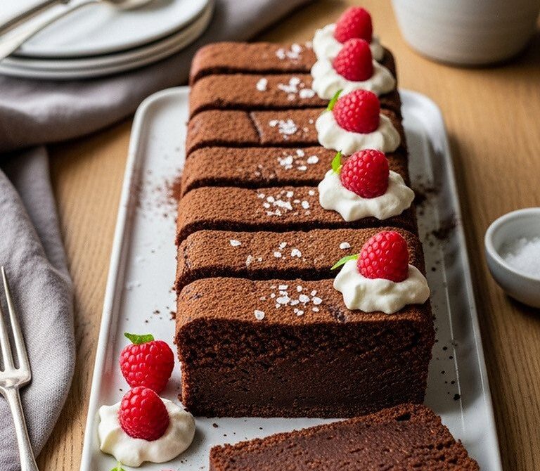 Pavé au Chocolat Truffle Cake Squares