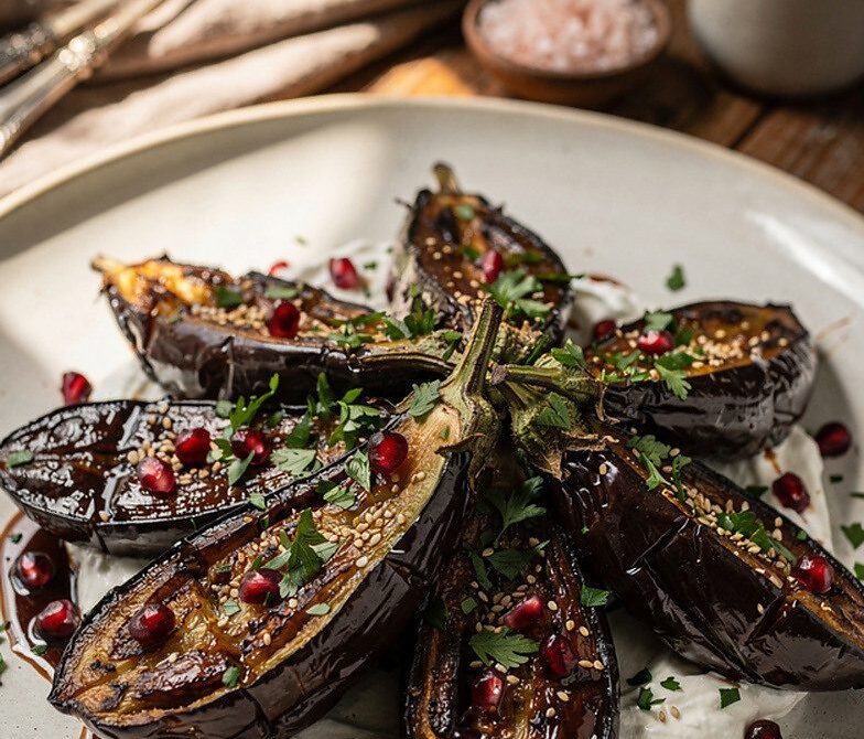 Pomegranate Molasses Glaze With Garlic, Cumin, and Honey