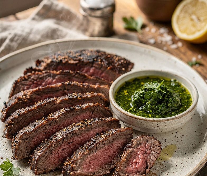 Santa Maria Tri-Tip With Garlic-Parsley Dipping Sauce