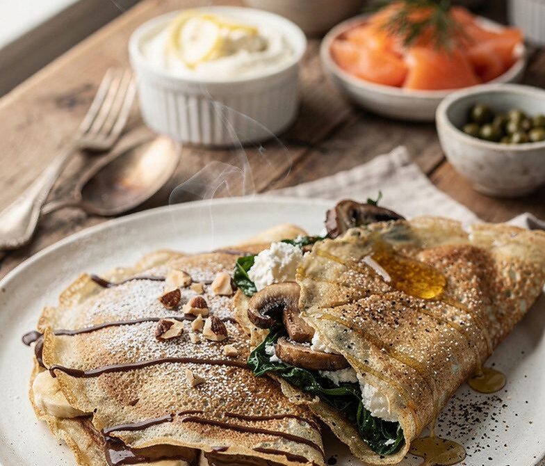 Savory and Sweet Crepe Station With Custom Fillings