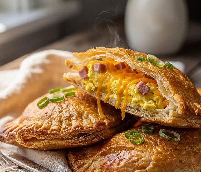 Savory Ham, Egg, and Cheese Breakfast Hand Pies