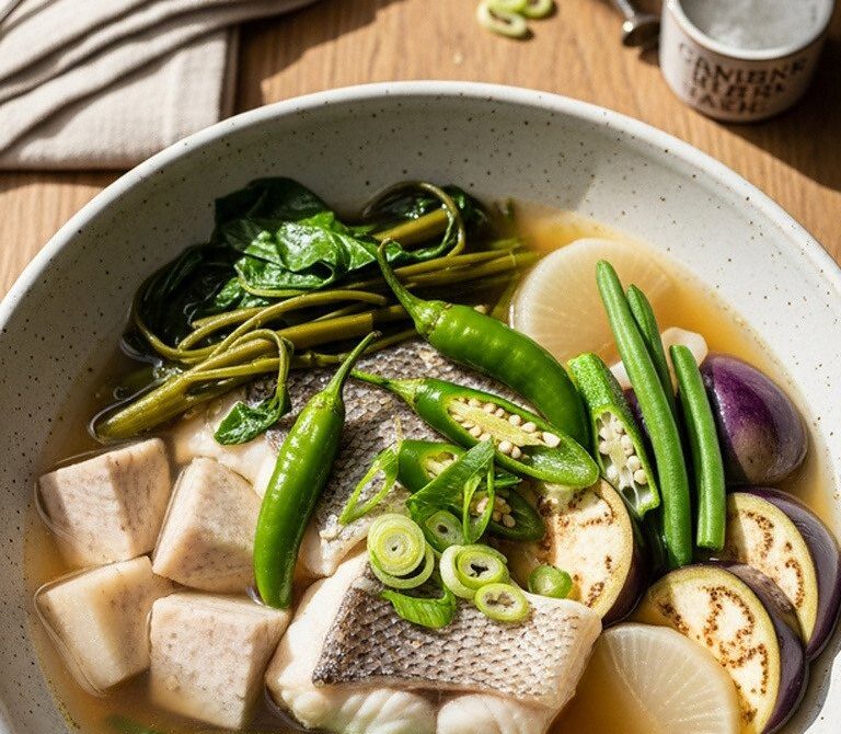 Sinigang na Isda: Filipino Tamarind Fish Soup