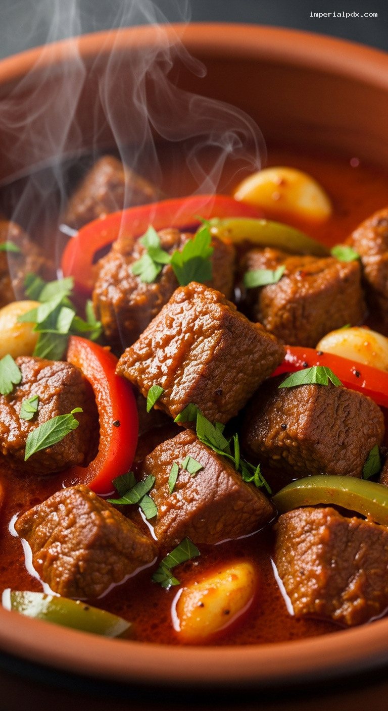 Slow-Cooked Clay Pot Testi Kebab – Closeup