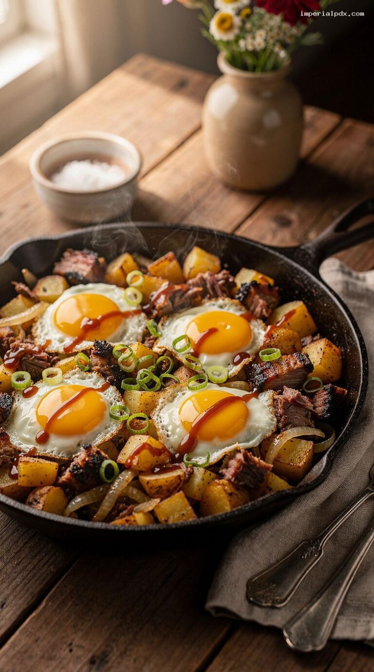 Smoked Brisket Breakfast Hash With Potatoes and Sunny Eggs – Imperial ...