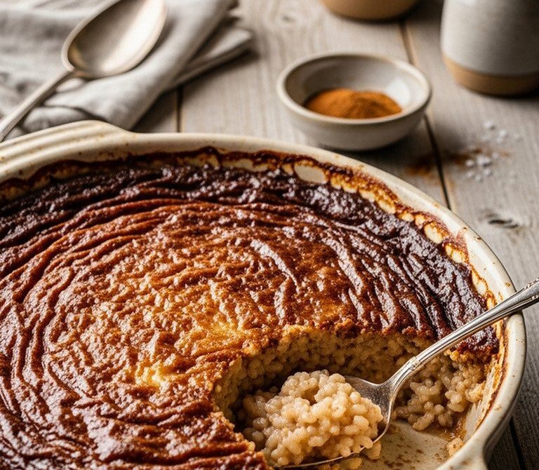 Teurgoule Normande: Slow-Baked Normandy Cinnamon Rice Pudding