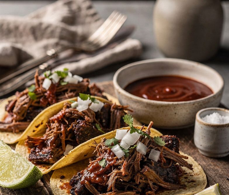 Texas-Style Smoked and Braised Barbacoa Beef Cheeks