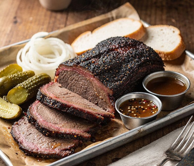 Texas-Style Smoked Brisket With Salt And Pepper Bark