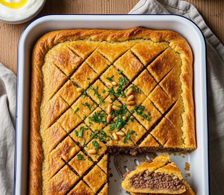 Tray-Baked İçli Köfte With Spiced Beef and Pine Nuts