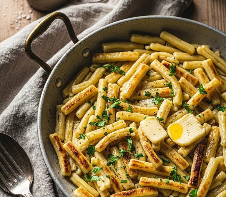 Turkish Buttered Village Noodles (Tereyağlı Erişte)