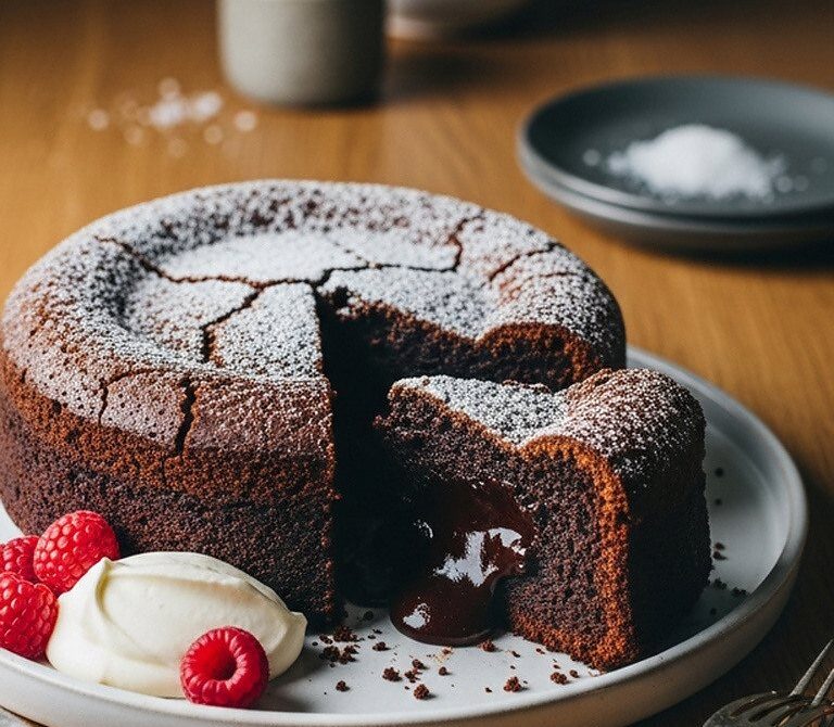 Ultra-Moist French Fondant Chocolate Cake