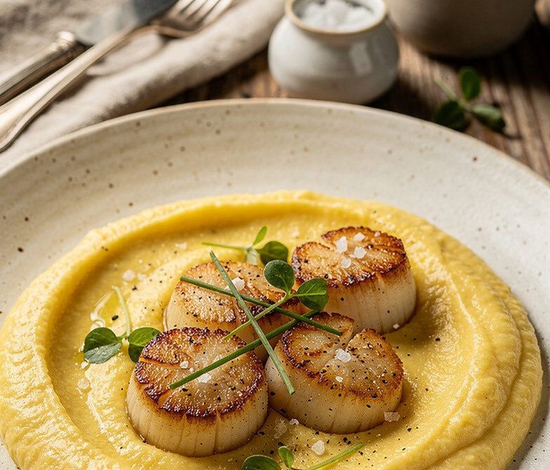 Velvety Sweet Corn Purée Sauce With Shallots and Nutmeg