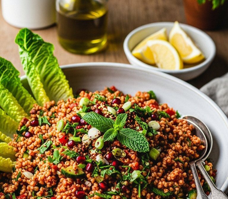 Zesty Turkish Kısır Anatolian Bulgur Salad