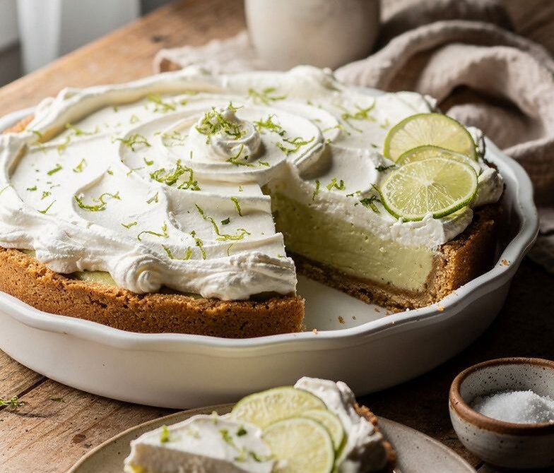Classic Key Lime Pie With Graham Cracker Crust