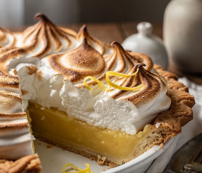 Lemon Meringue Pie With Zesty Curd and Toasted Meringue
