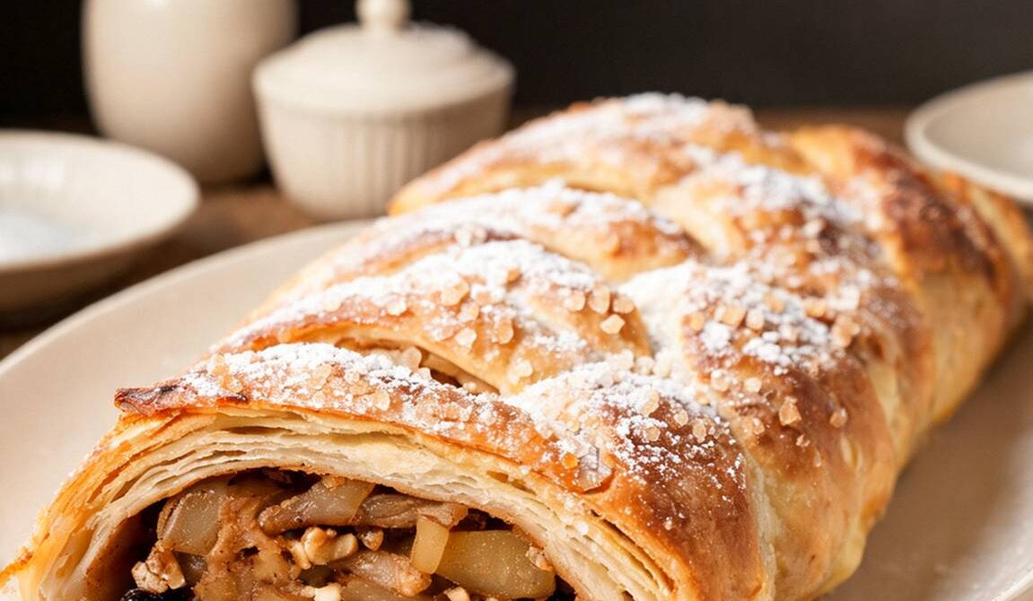 Apple Cinnamon Breakfast Strudel