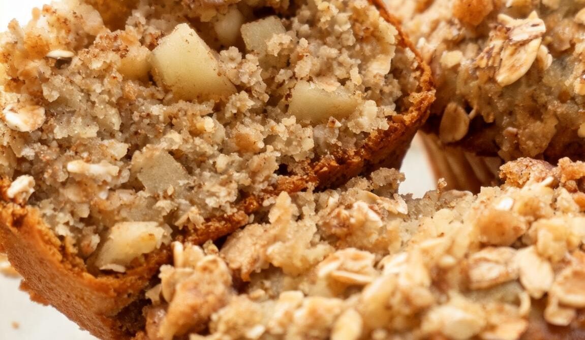 Apple Oat Streusel Muffins With Warm Spice