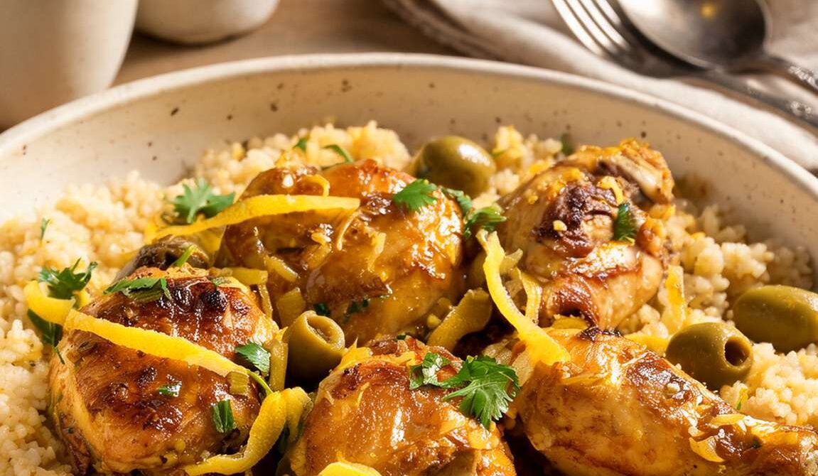 Chicken Tagine With Preserved Lemon and Olives