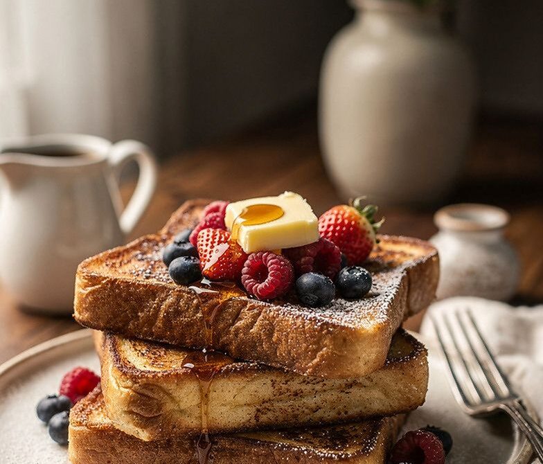 Cinnamon Vanilla Custard French Toast