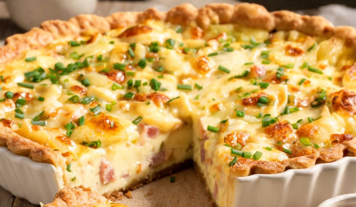 Classic Ham and Cheese Quiche