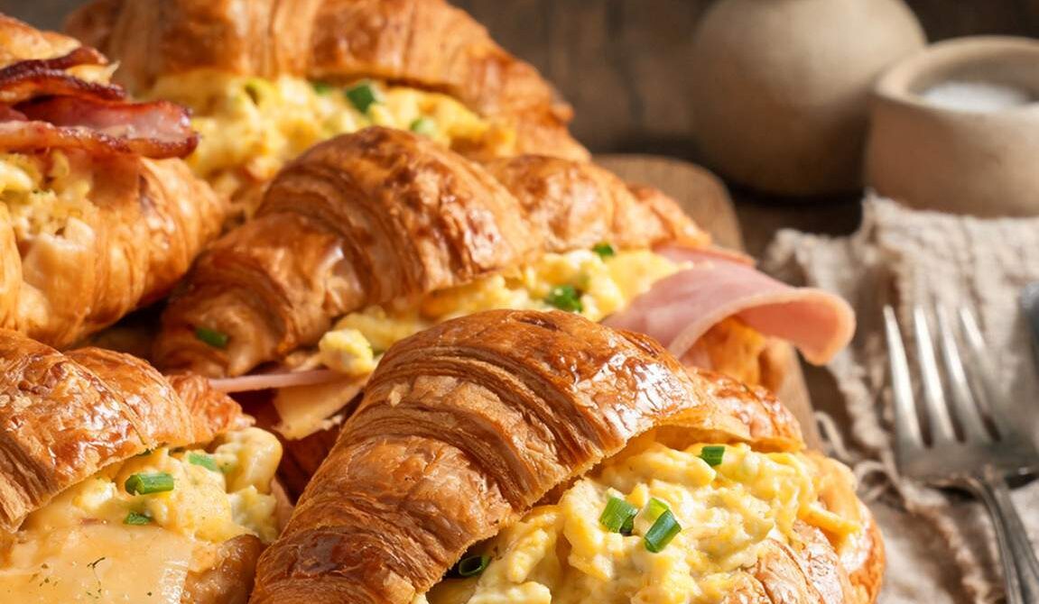 Egg and Cheese Breakfast Croissant