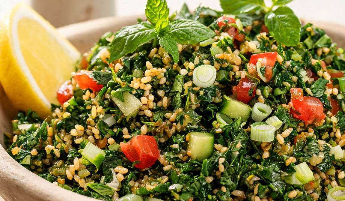 Fresh Herb Tabbouleh with Parsley and Mint