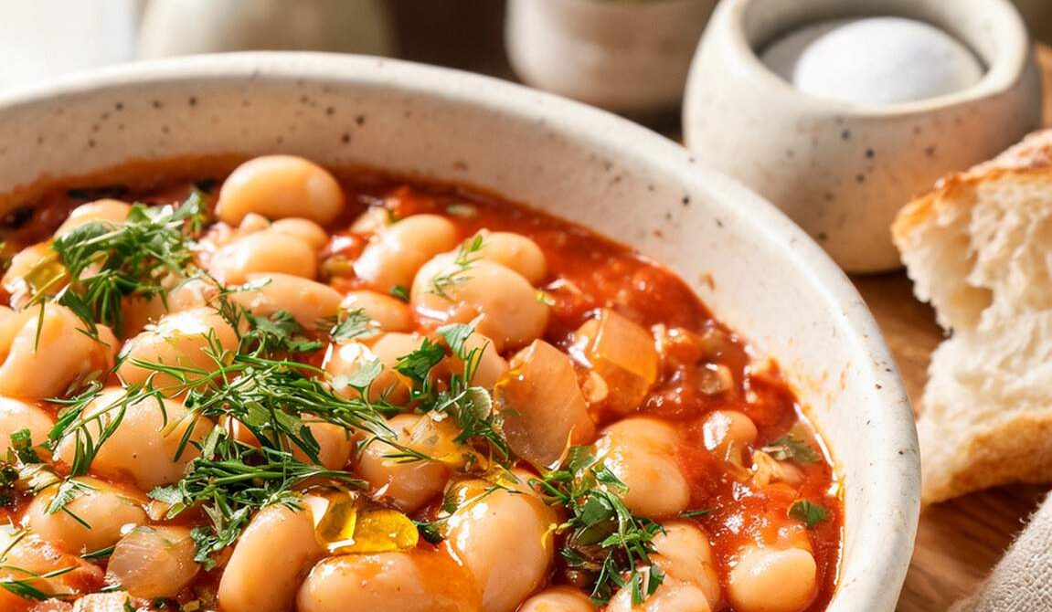 Greek Baked Giant Beans in Tomato Sauce