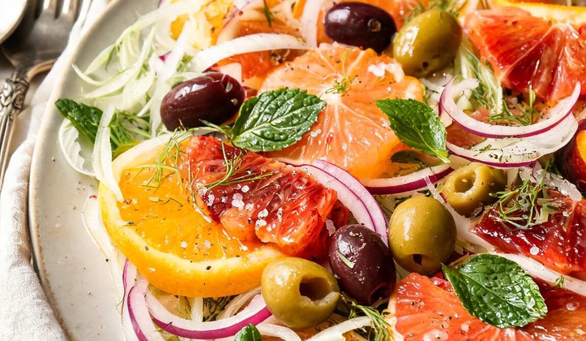 Mediterranean Orange, Olive, and Fennel Salad