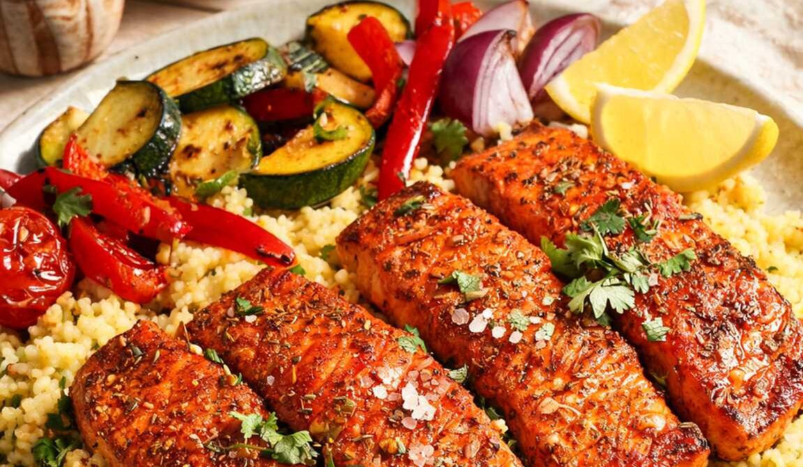Moroccan Salmon with Cumin and Coriander