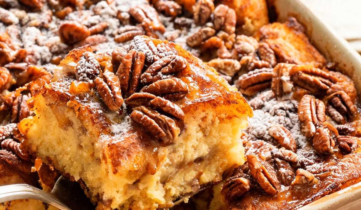 Pecan Praline French Toast Casserole