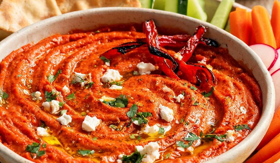 Roasted Red Pepper Feta Dip