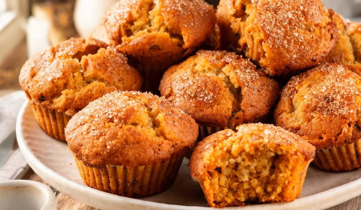 Soft Pumpkin Spice Muffins