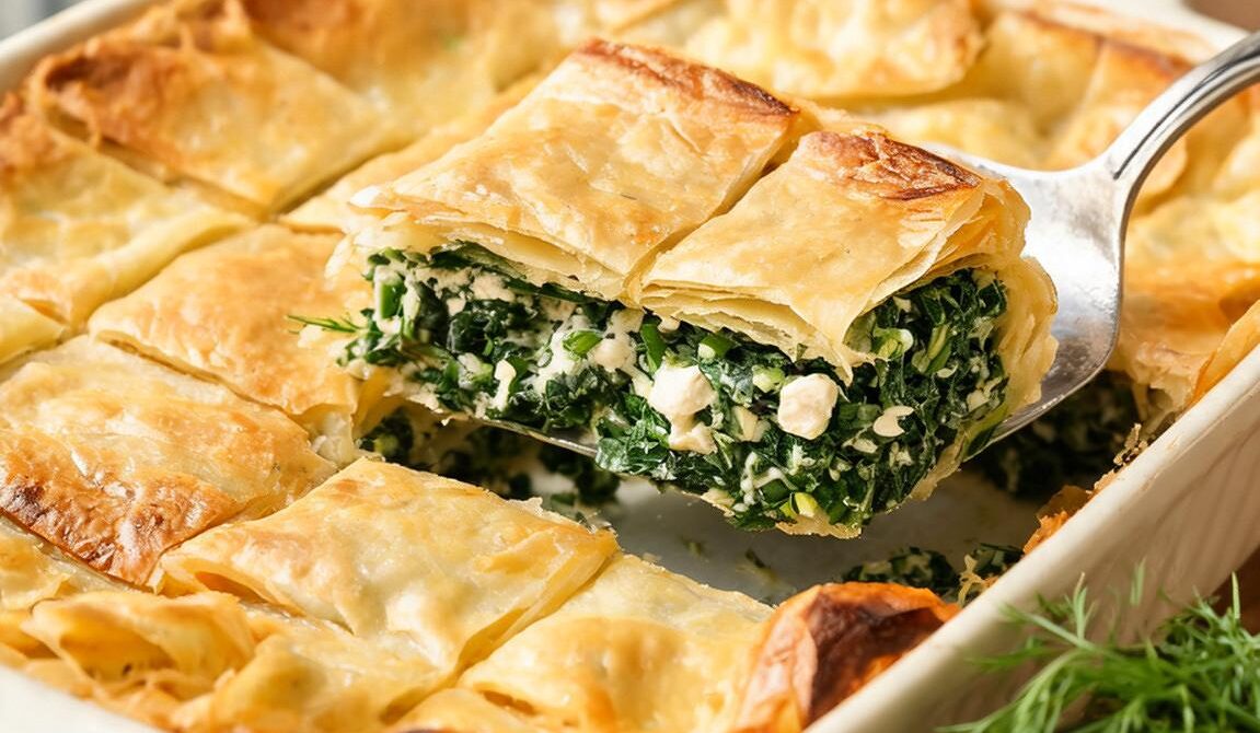Spanakopita Spinach and Feta Pie