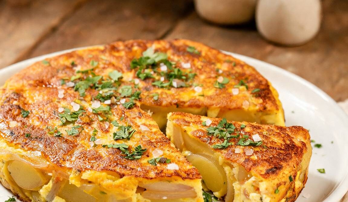 Spanish Tortilla With Potatoes and Onions