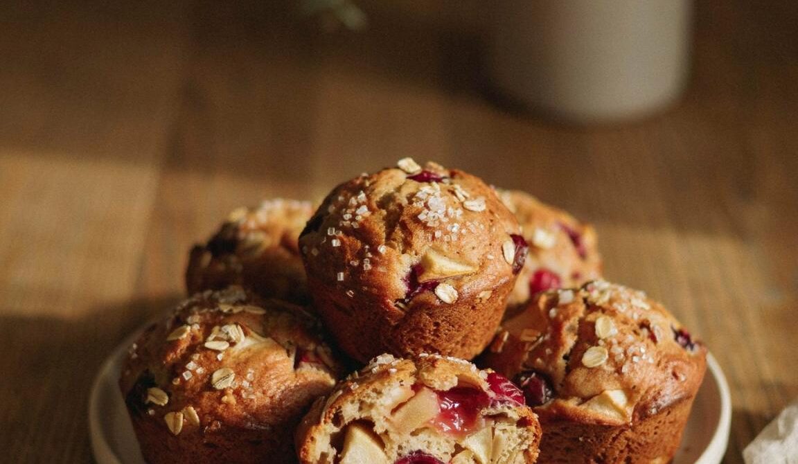 Apple Cranberry Muffins