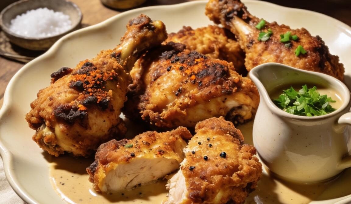 Cast-Iron Fried Chicken With Pan Gravy