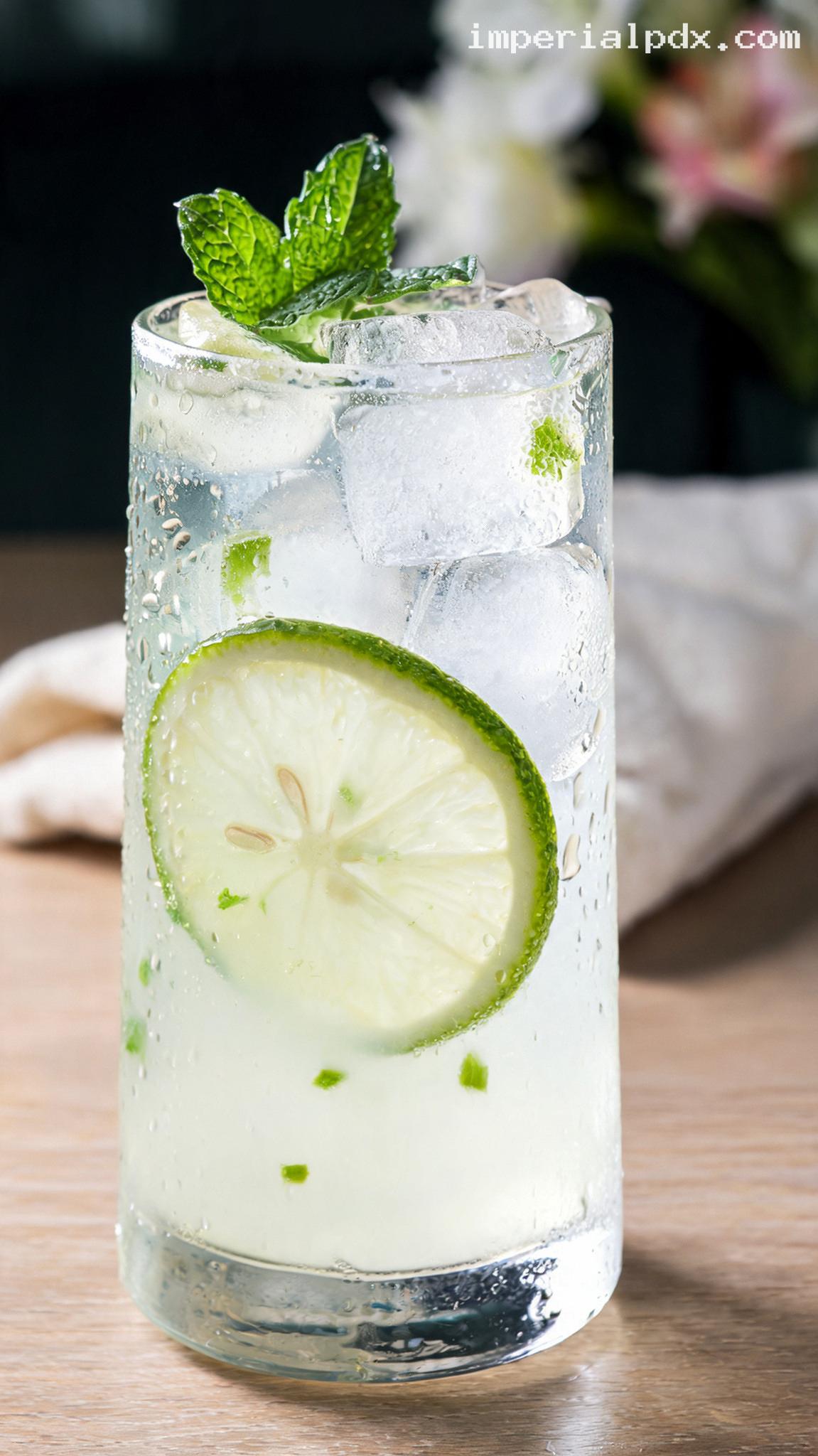 Coconut Lime Refresher – Closeup