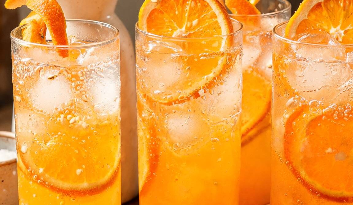 Creamy Tangerine Vanilla Sparkler Recipe