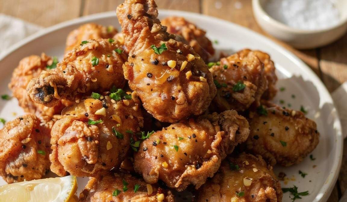 Crispy Black Pepper Fried Chicken