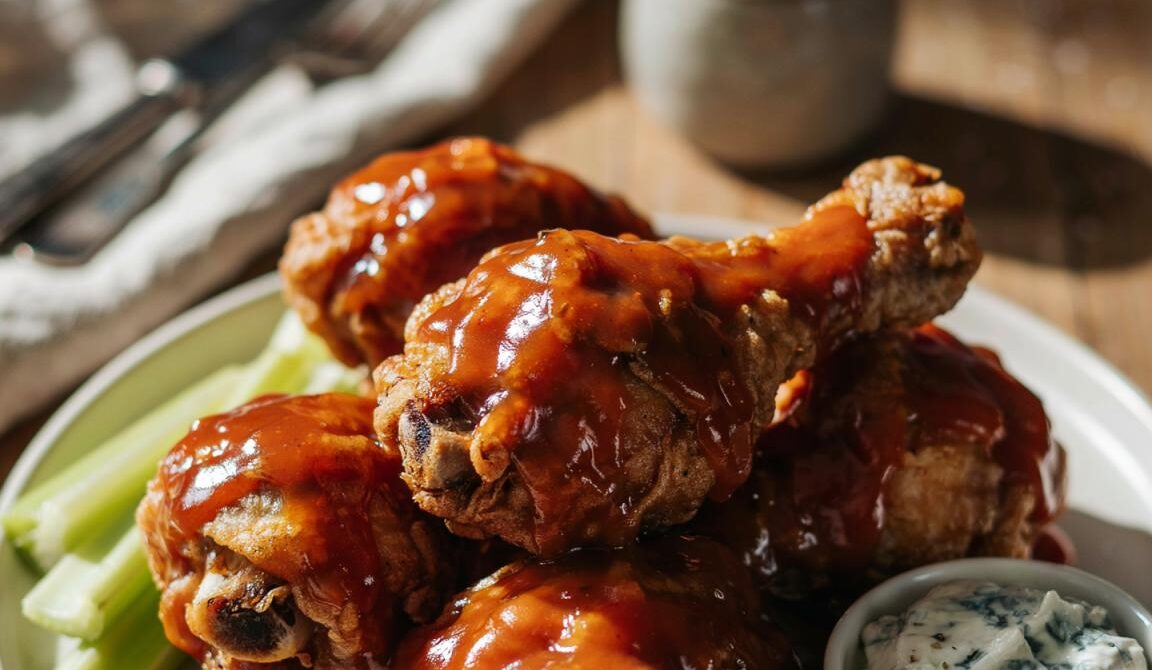 Crispy Buffalo Fried Chicken With Ranch