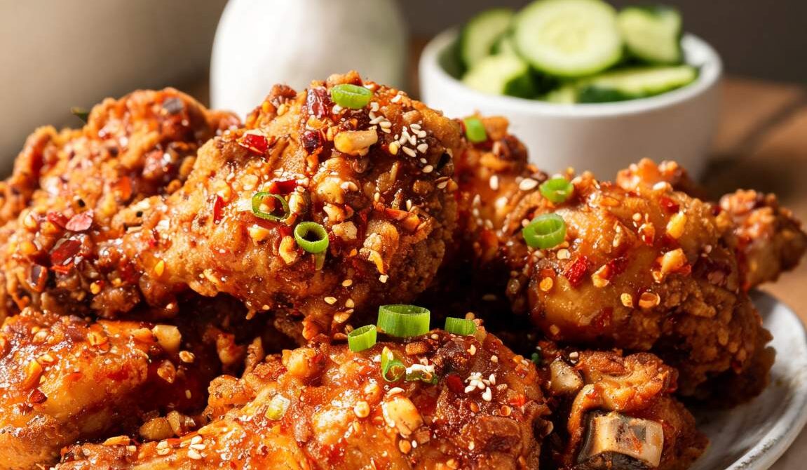 Crispy Chili Crisp Fried Chicken