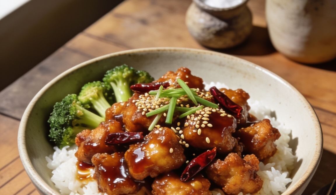 Crispy General Tso-Style Fried Chicken