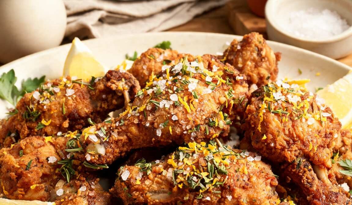 Crispy Herb Salt Fried Chicken