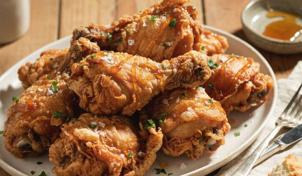 Crispy Honey Butter Fried Chicken