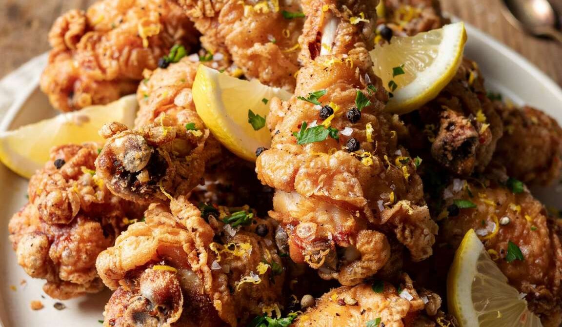 Crispy Lemon Pepper Fried Chicken